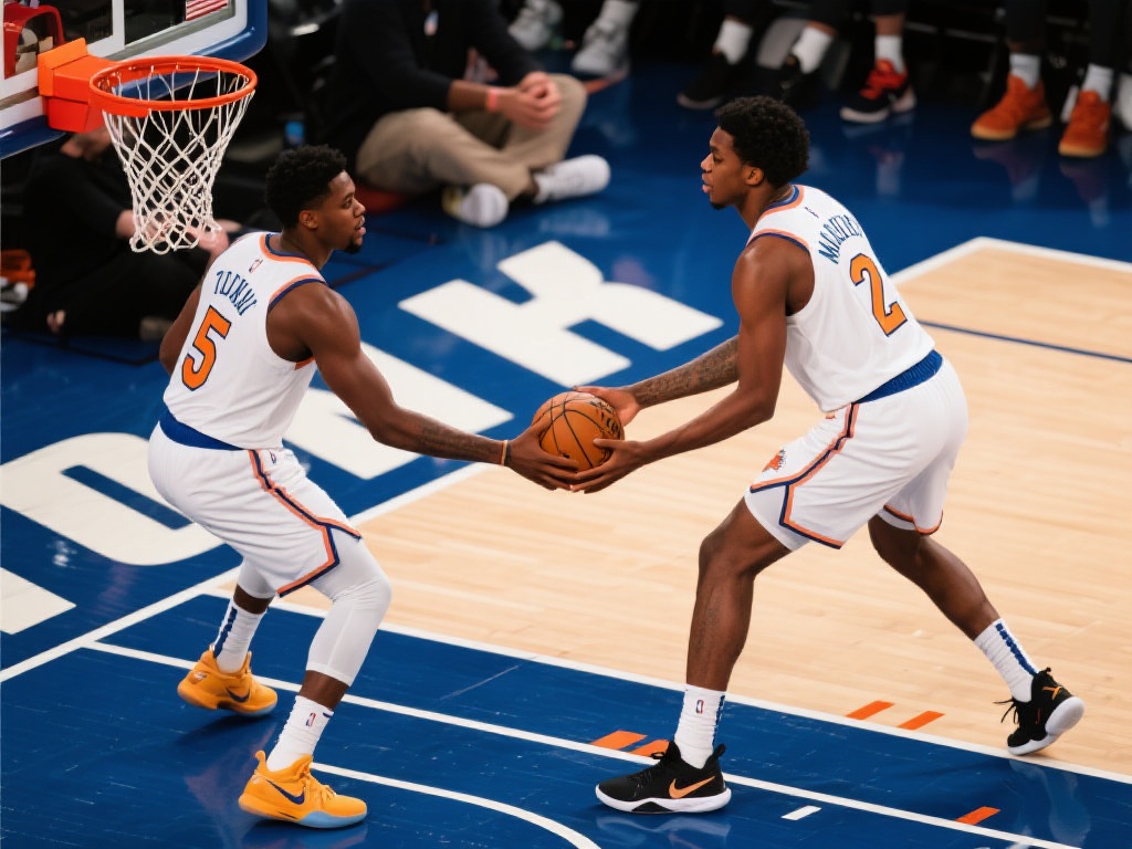 托平突破妙传助攻,马瑟林跟进强势打成2+1 篮球比赛中,瞬间即是永恒。托平与马瑟林的